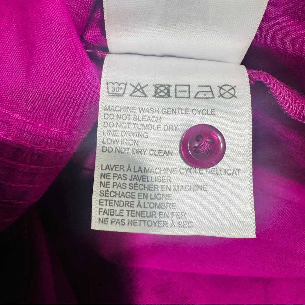 New Farm Rio Kelsie Purple Blouse Size Medium - Picture 13 of 16